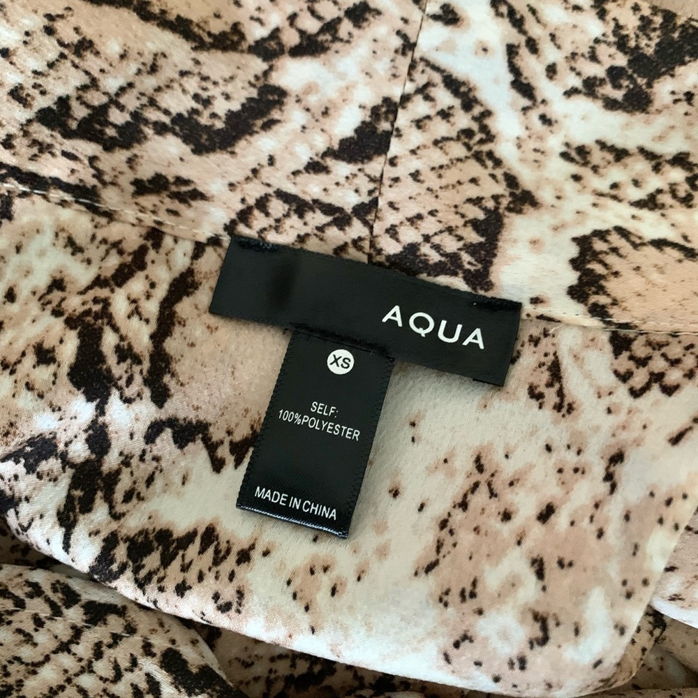 Snakeskin Python Silk Print Blouse - Picture 3 of 8